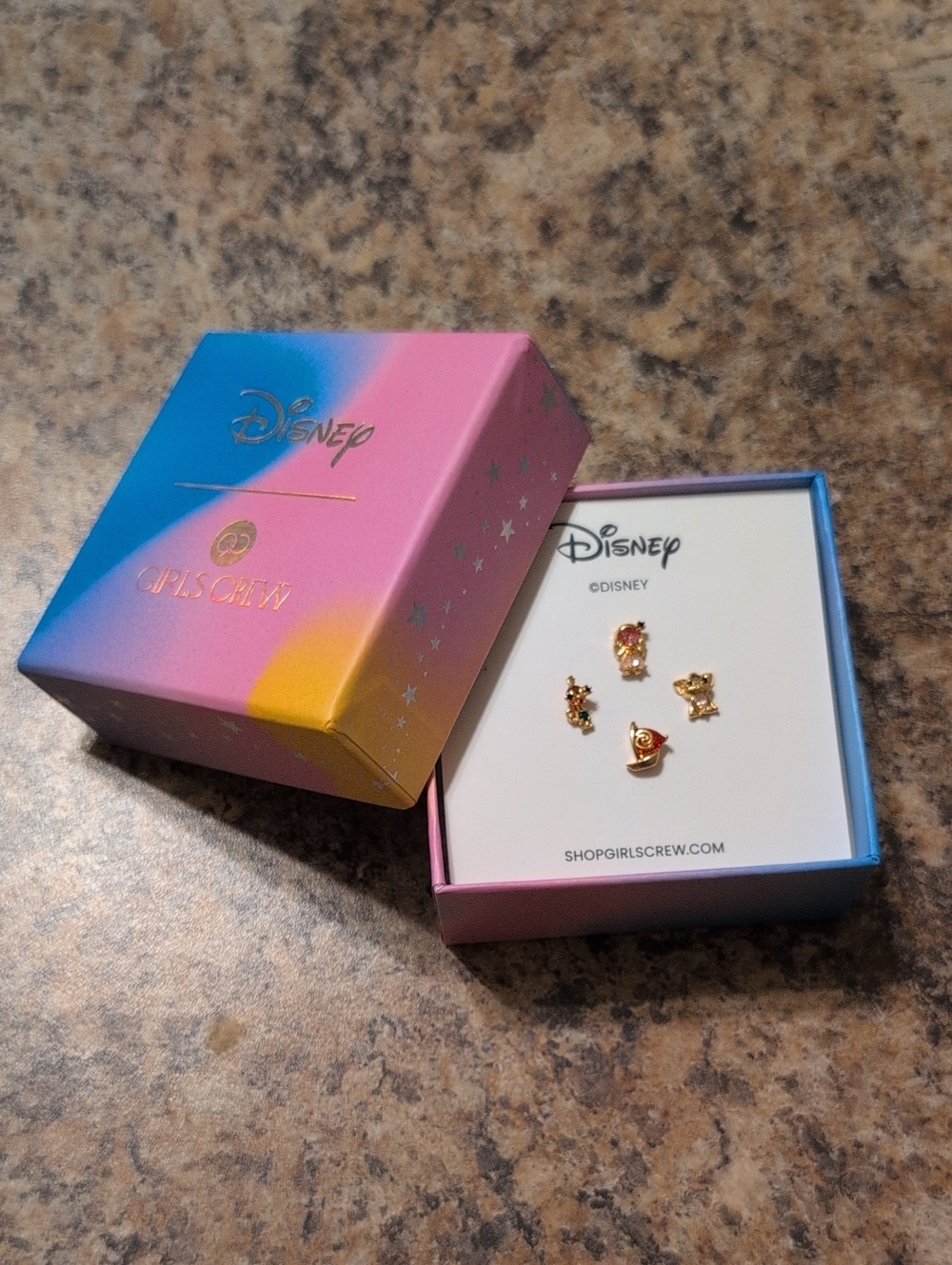 Disney's MOANA / Girls Crew Collab Gold Earring Studs